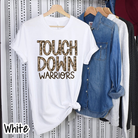 Touch Down Leopard Mascots Multiple Color Choices Tee