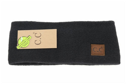 Soft Ribbed Leather Patch CC.Head Wrap-PREORDER