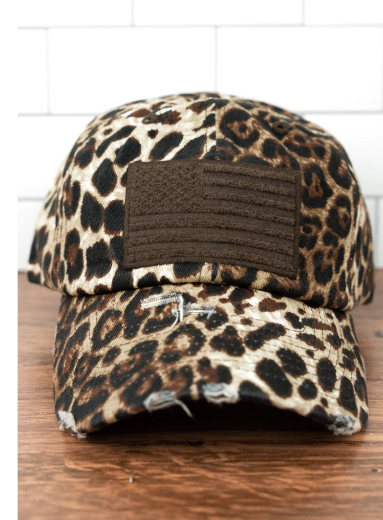 Leopard Flag Hat