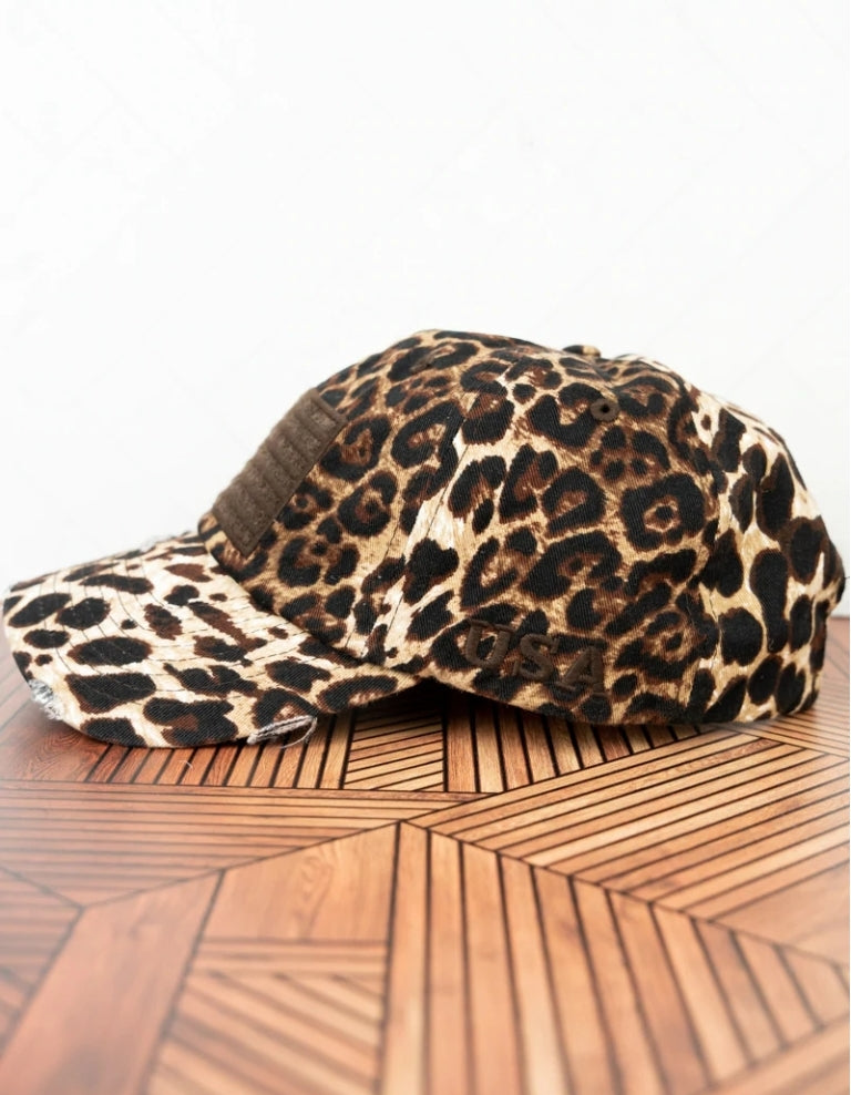 Leopard Flag Hat