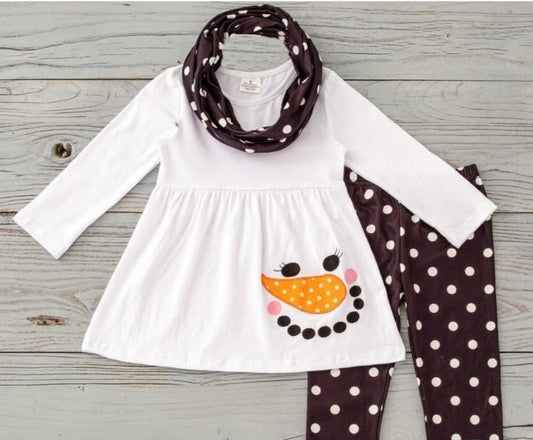 Snowy Snowman Outfit-youth