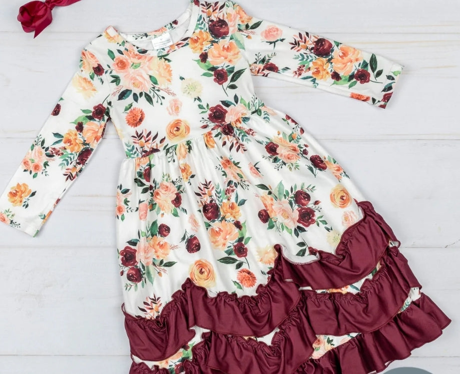 Flowers for Fall Dress-Youth