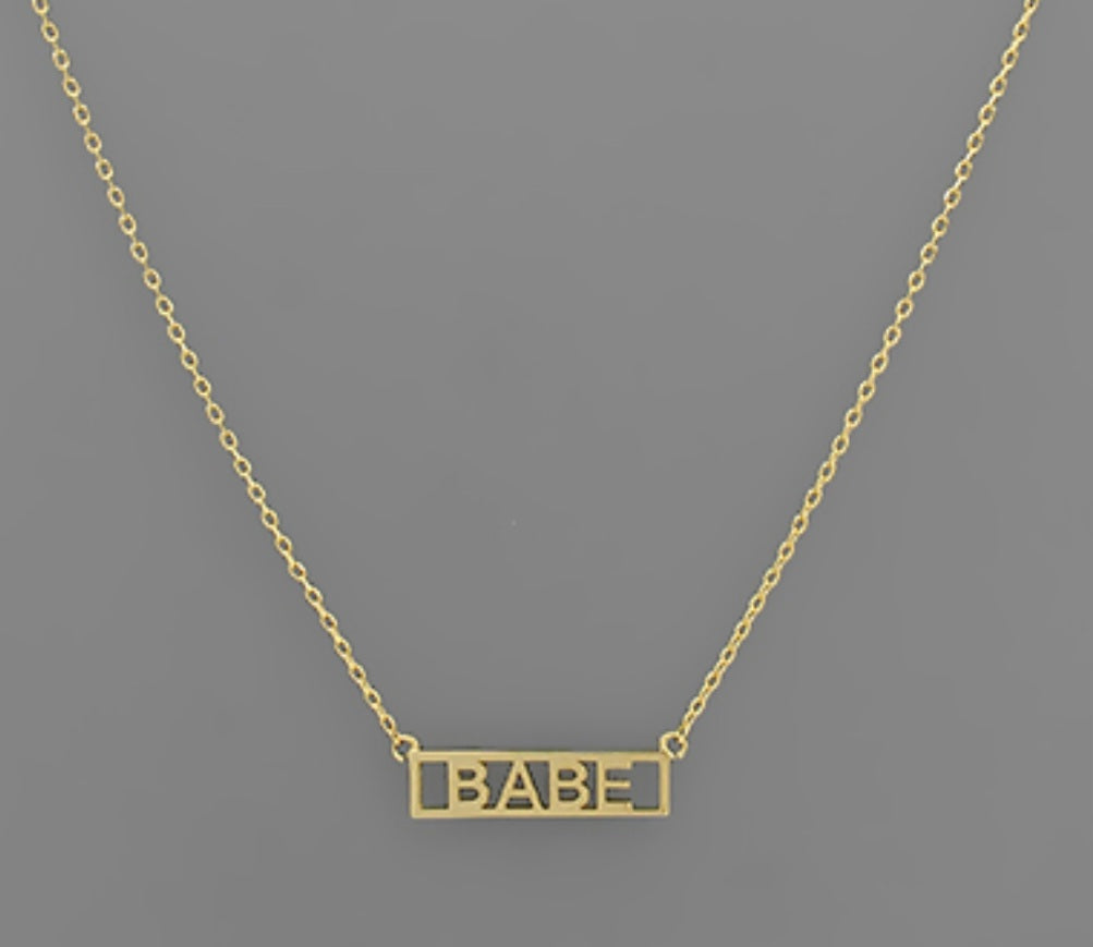 Bar Necklace