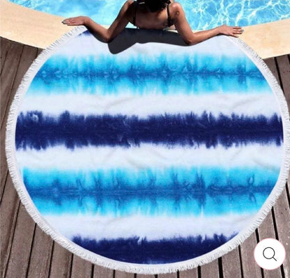 Large Round Beach Towels