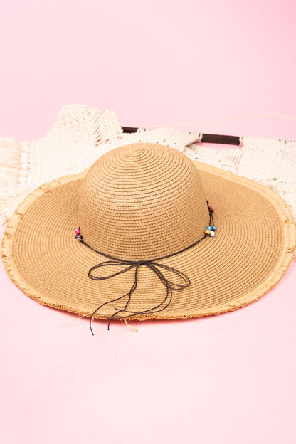 DALLAS DREAMS TAUPE FLOPPY SUN HAT