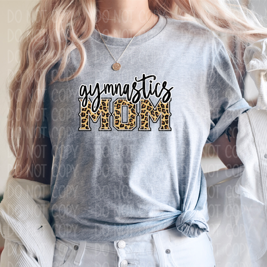 Gymnastics Mom Grey Tee