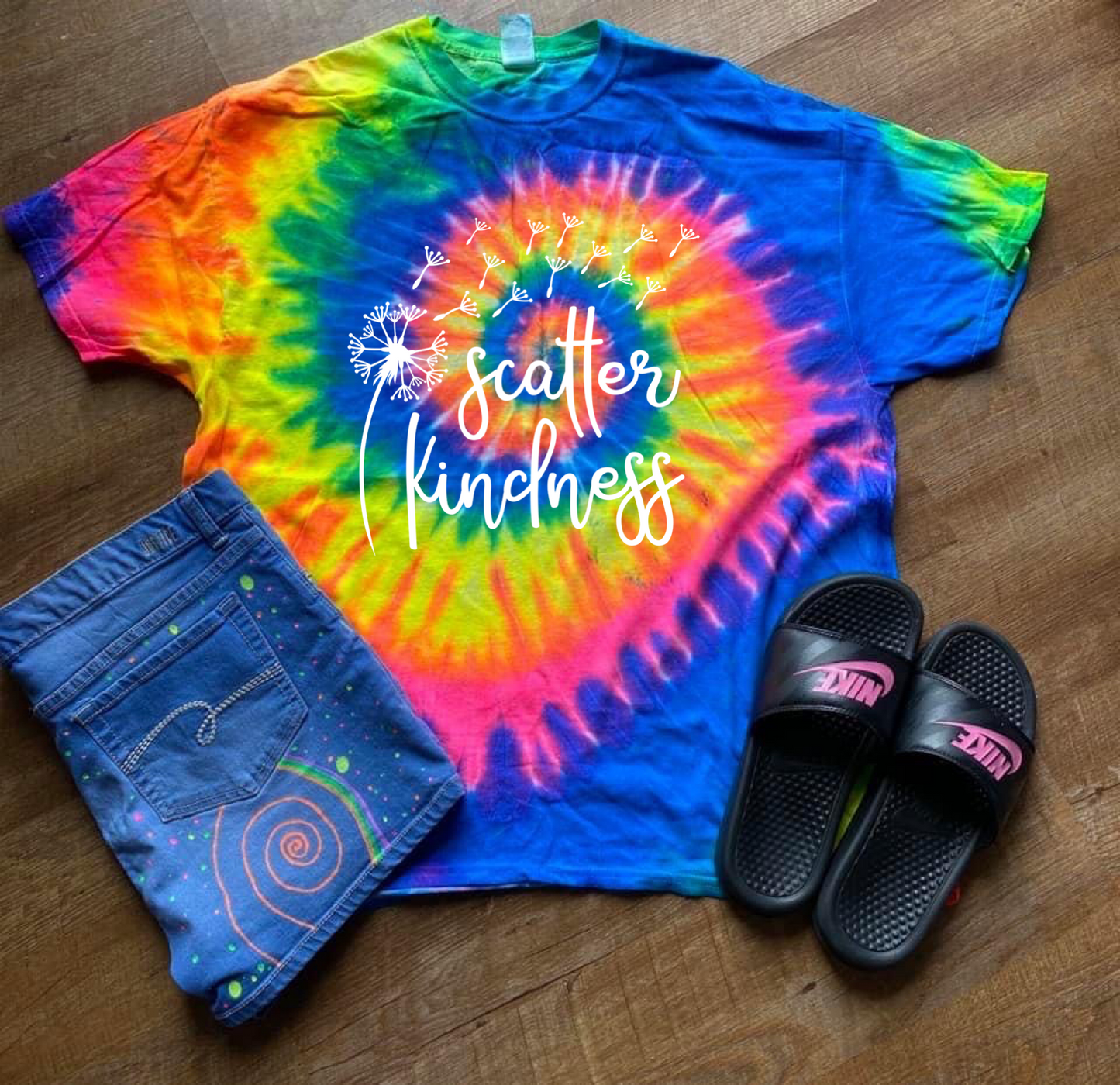 Scatter Kindness Mystery Tie Dye Tee