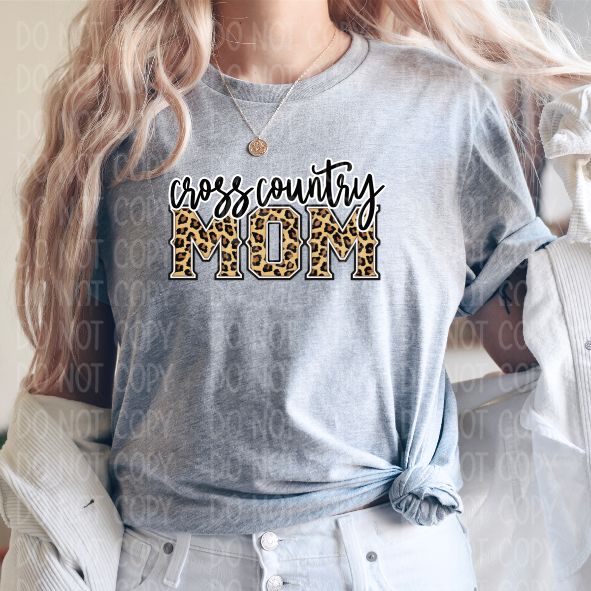 Cross Country Mom Grey Tee