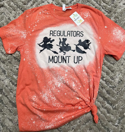 Regulators Mount Up-Bleached Tee