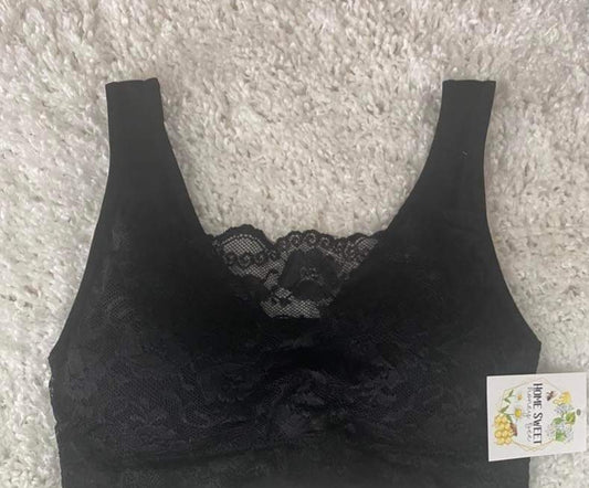 Lace Front Padded Bralette